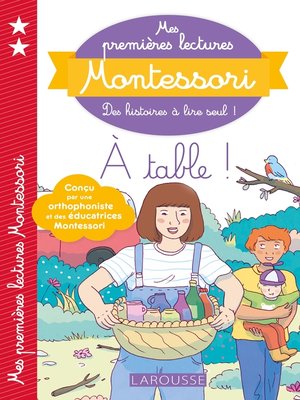 cover image of Mes premières lectures Montessori--A table